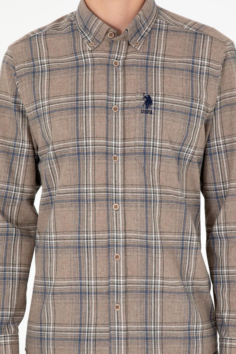 Erkek Taş Uzun Kollu Gömlek - 50292319023