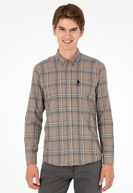 Erkek Taş Uzun Kollu Gömlek - 50292319023