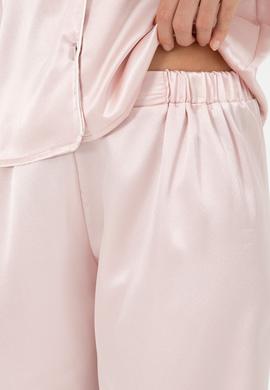 Pudra Saten Pijama Takımı - 50303949023