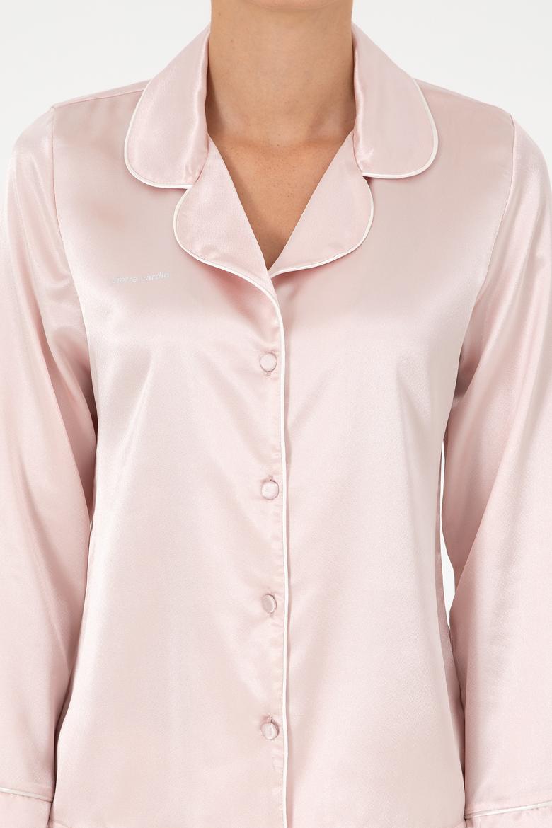 Pudra Saten Pijama Takımı - 50303949023