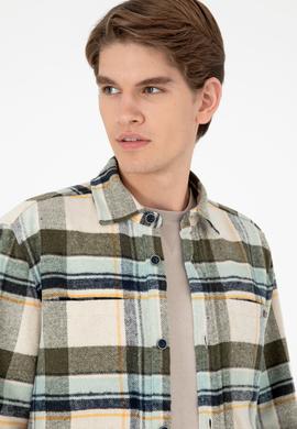 Erkek Haki Uzun Kollu Gömlek - 50290278025