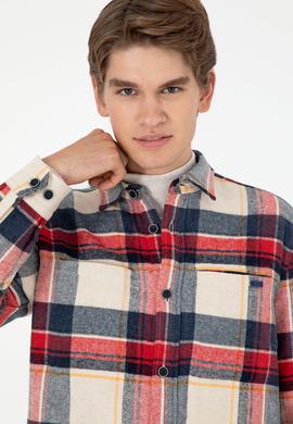 Erkek Saks Uzun Kollu Gömlek - 50290278008