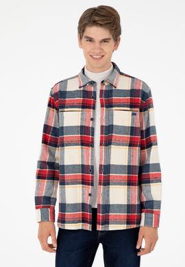 Erkek Saks Uzun Kollu Gömlek - 50290278008