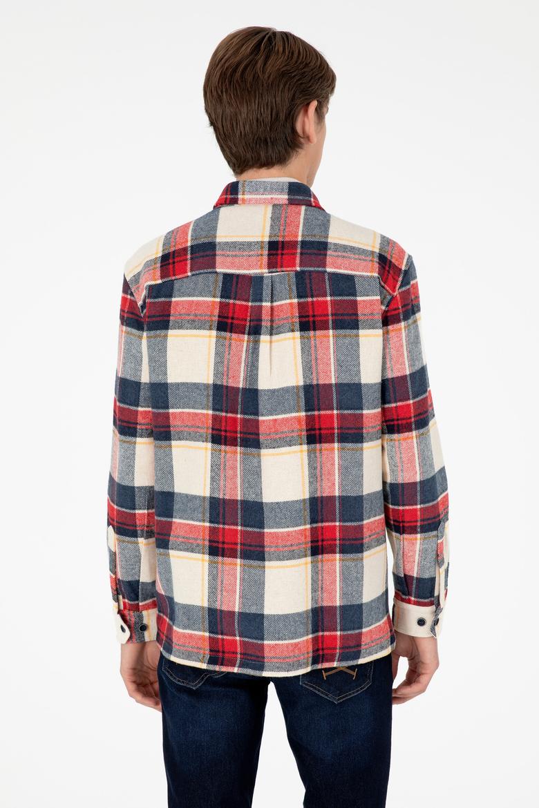 Erkek Saks Uzun Kollu Gömlek - 50290278008