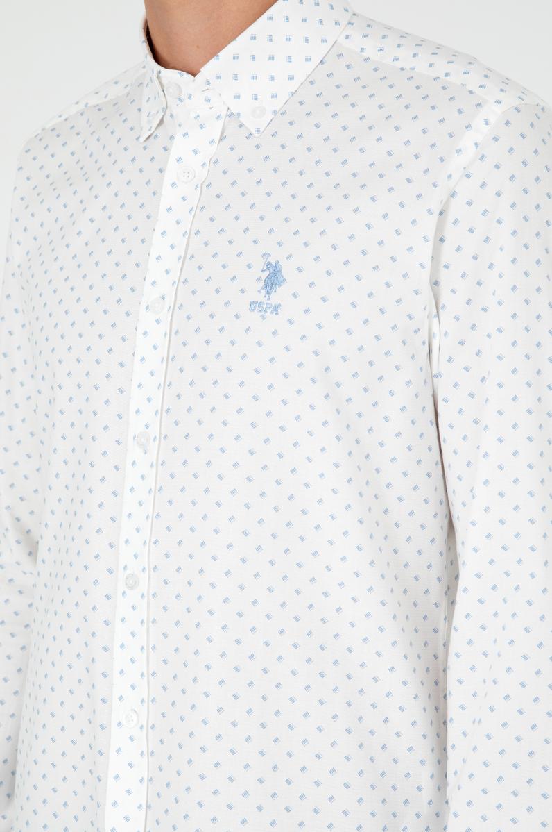 Erkek Açık Mavi Uzun Kollu Gömlek