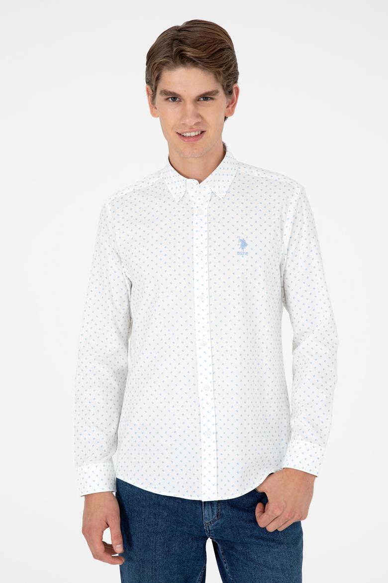 Erkek Açık Mavi Uzun Kollu Gömlek - 50292113007