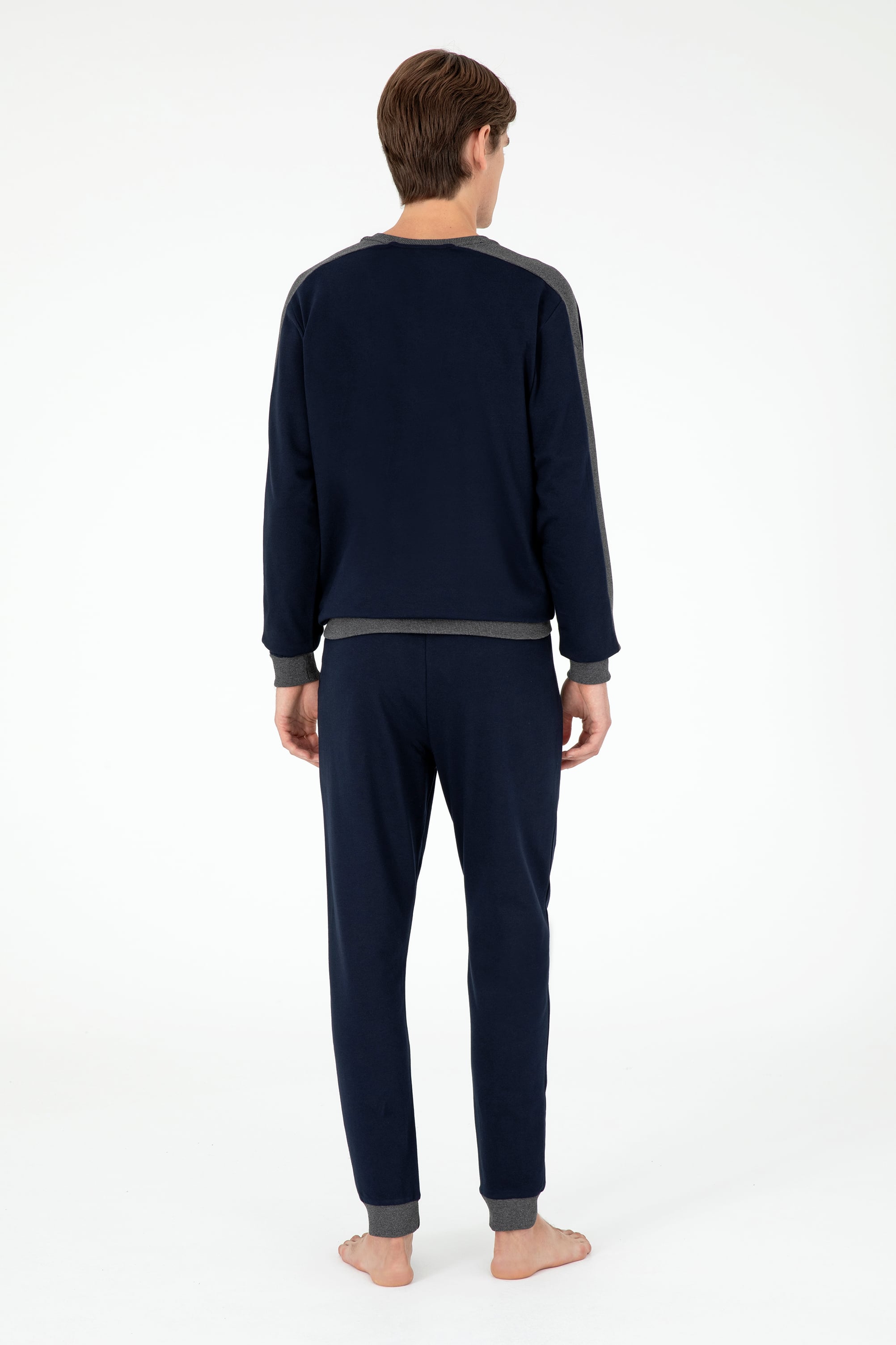 Erkek Lacivert Pijama Takımı - Image 4