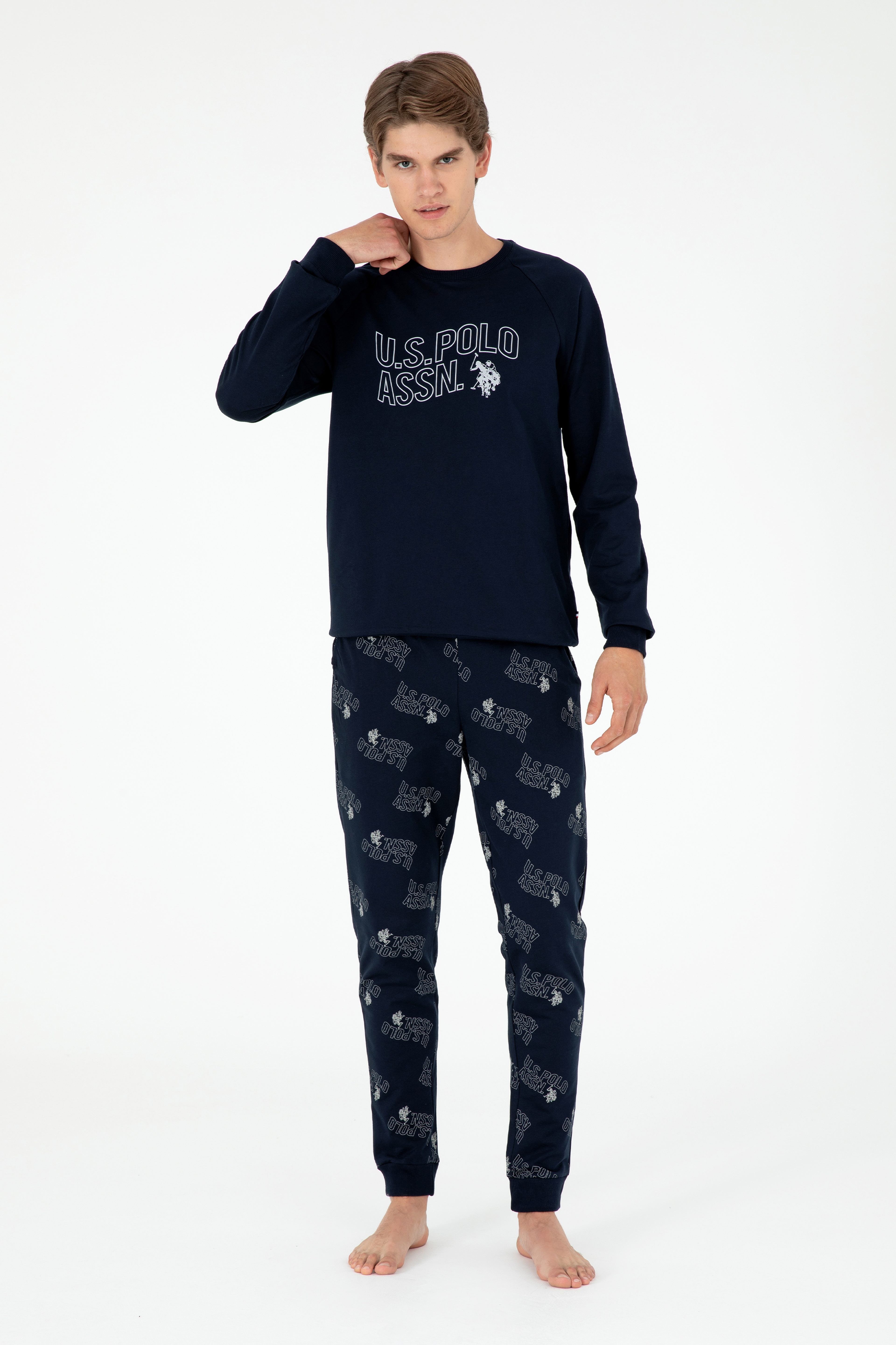 Erkek Lacivert Pijama Takımı