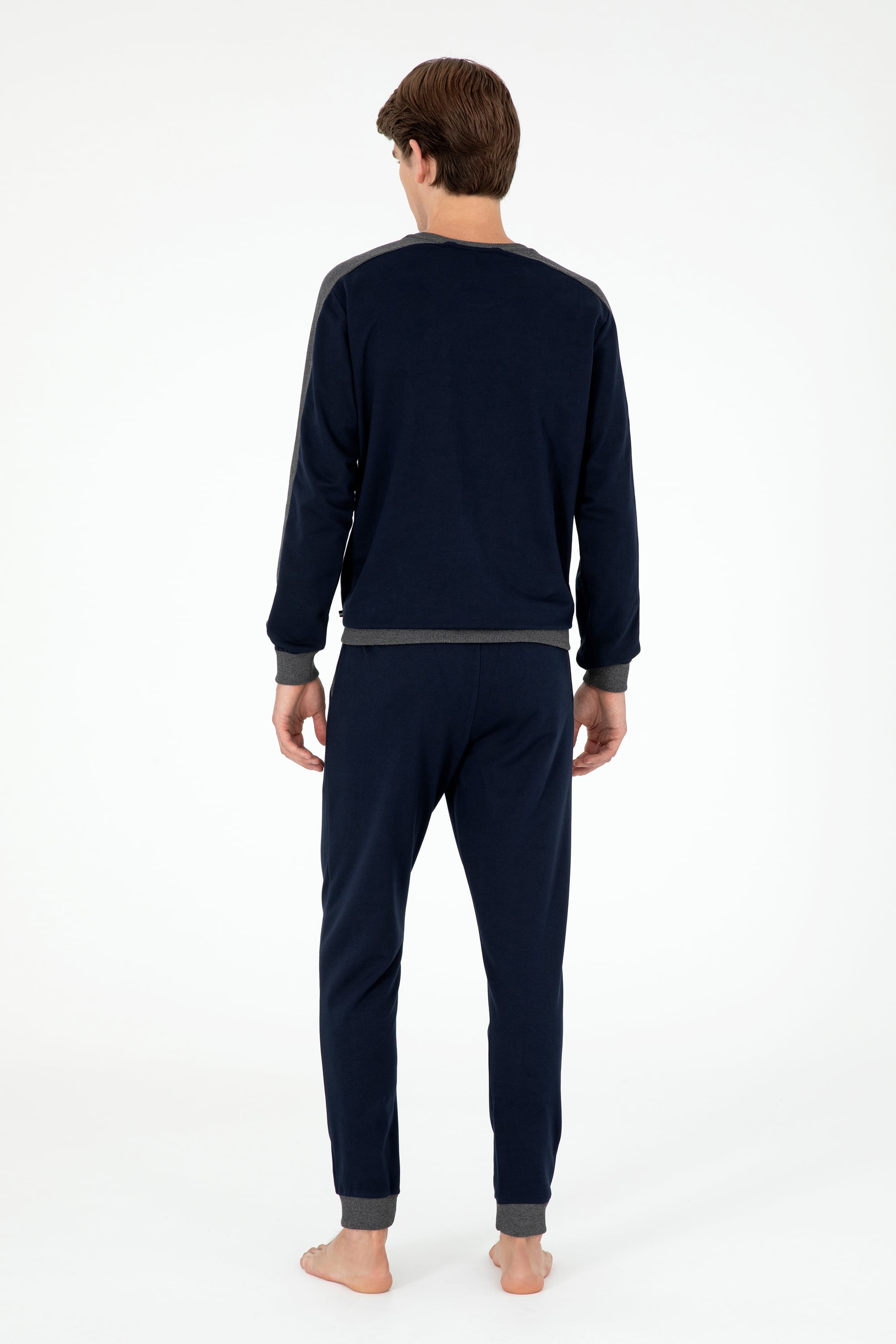 Erkek Lacivert Pijama Takımı - Image 4