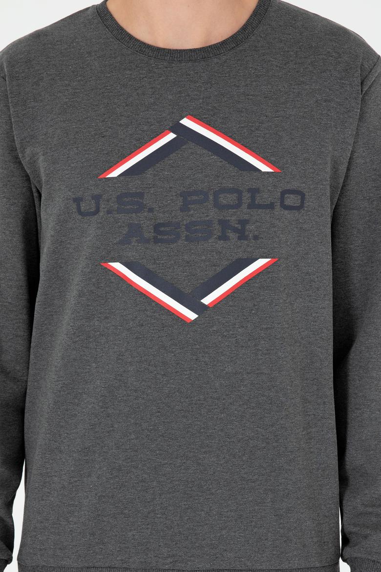 Erkek Antrasit Melanj Pijama Takımı - 50301715002