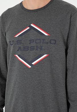 Erkek Antrasit Melanj Pijama Takımı - 50301715002