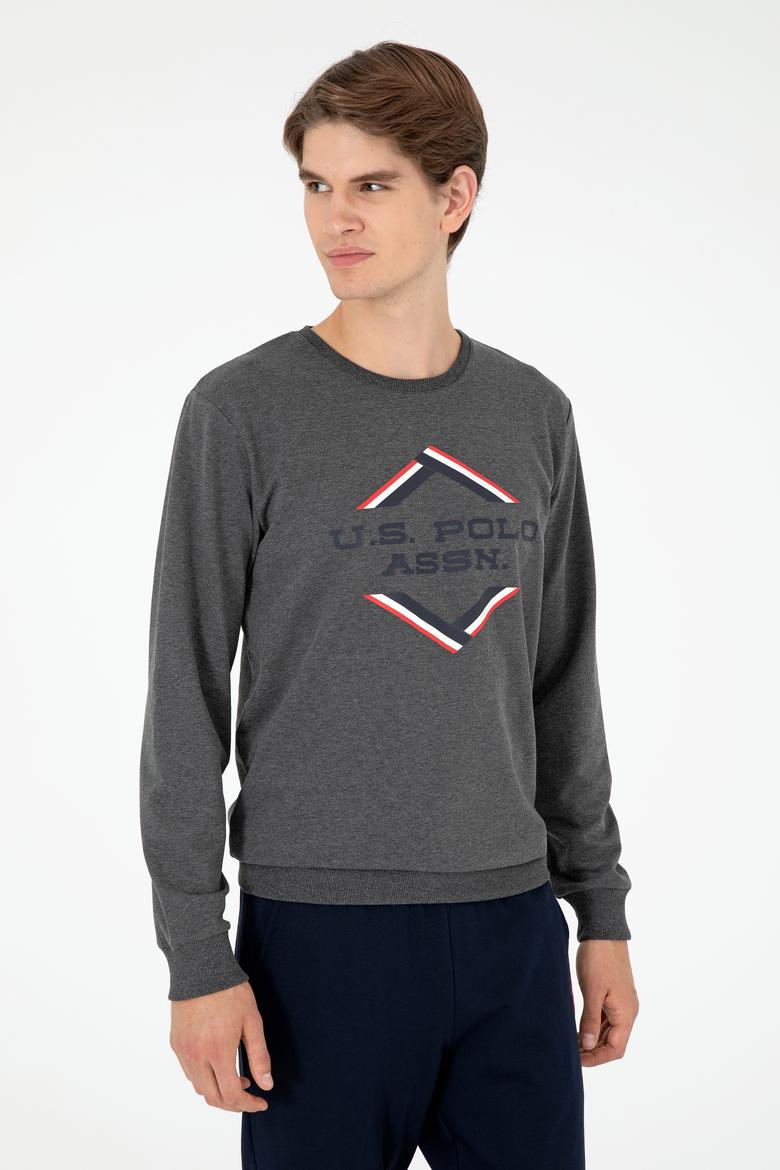 Erkek Antrasit Melanj Pijama Takımı - 50301715002