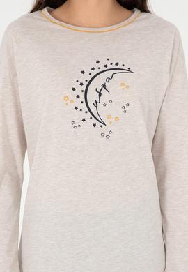 Kadın Bej Pijama Takımı - 50303407005