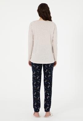 Kadın Bej Pijama Takımı - 50303407005