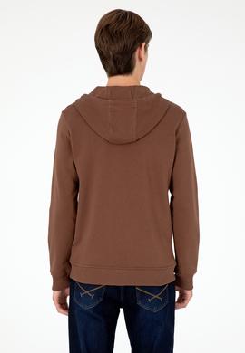 Erkek Kahverengi Örme Hırka - 50295147021