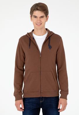 Erkek Kahverengi Örme Hırka - 50295147021