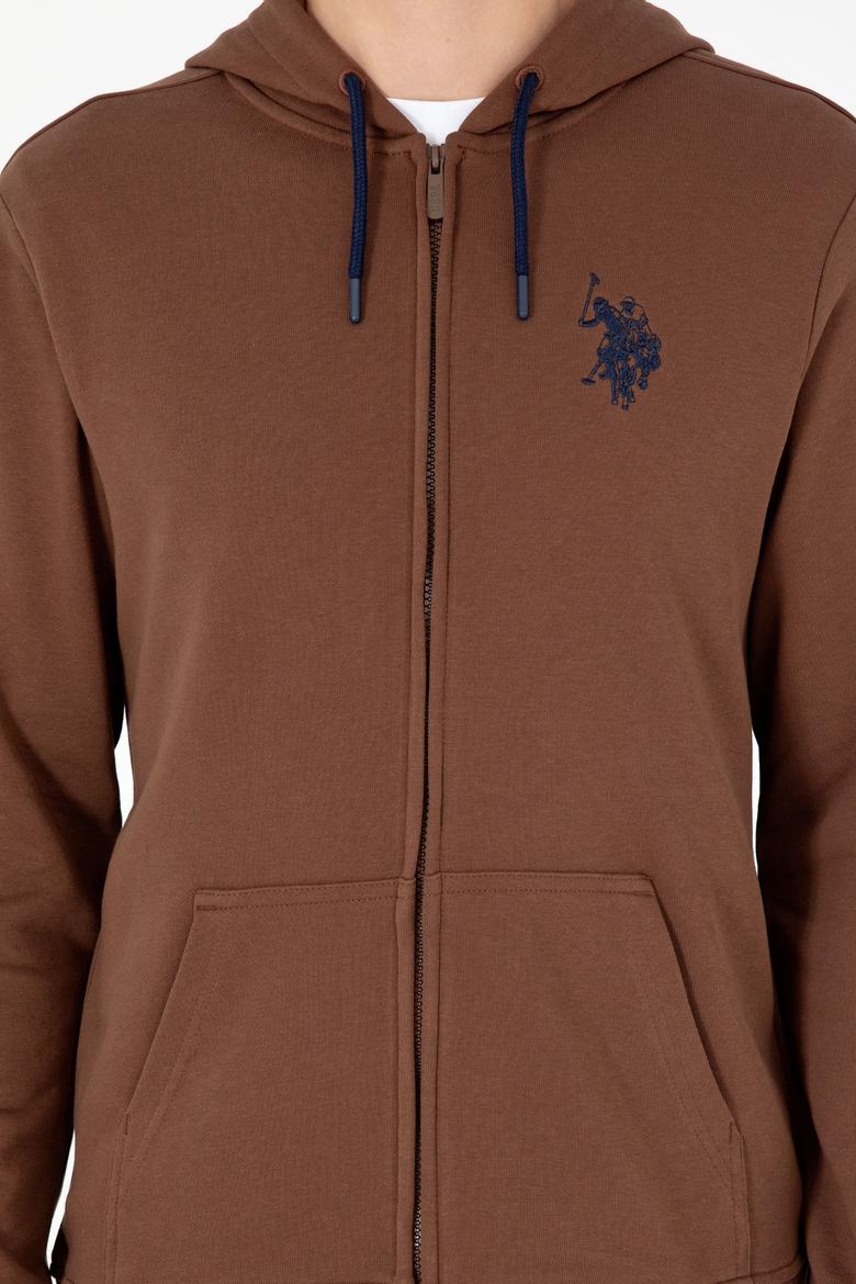 Erkek Kahverengi Örme Hırka - 50295147021