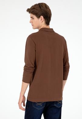 Erkek Kahverengi Basic Sweatshirt - 50295169046