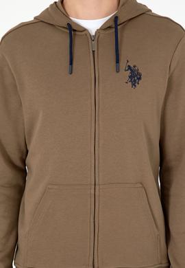 Erkek Haki Örme Hırka - 50295147019