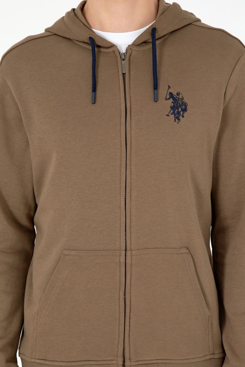 Erkek Haki Örme Hırka - 50295147019