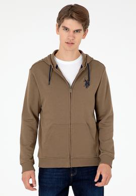 Erkek Haki Örme Hırka - 50295147019