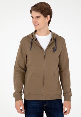 Erkek Haki Örme Hırka - 50295147019