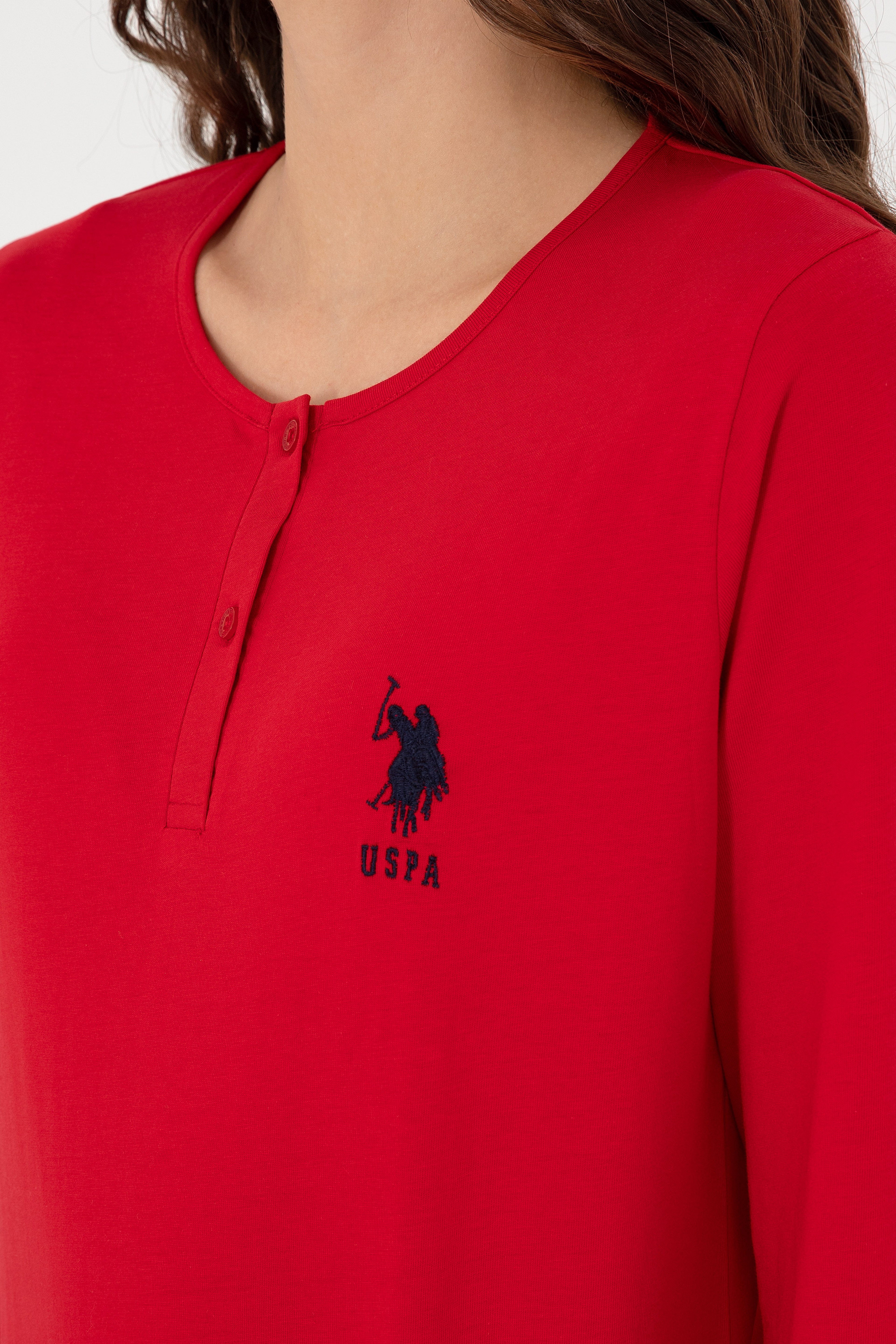 Kadın Kırmızı Pijama Takımı
