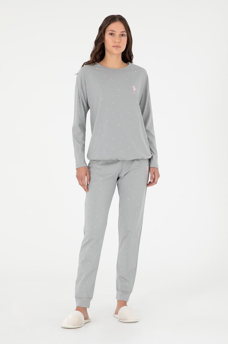 Kadın Gri Pijama Takımı