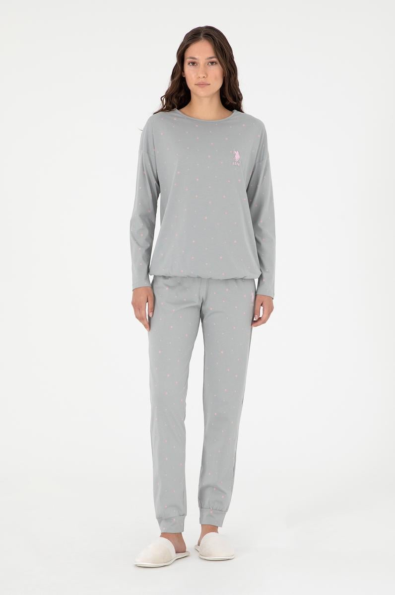 Kadın Gri Pijama Takımı
