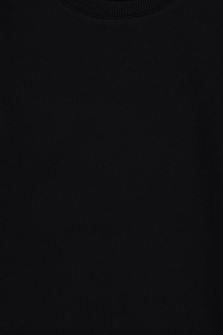 Erkek Çocuk Siyah Bisiklet Yaka Sweatshirt - 50293643068