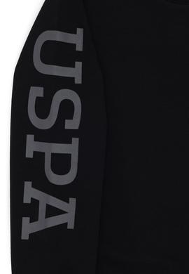 Erkek Çocuk Siyah Bisiklet Yaka Sweatshirt - 50293643068