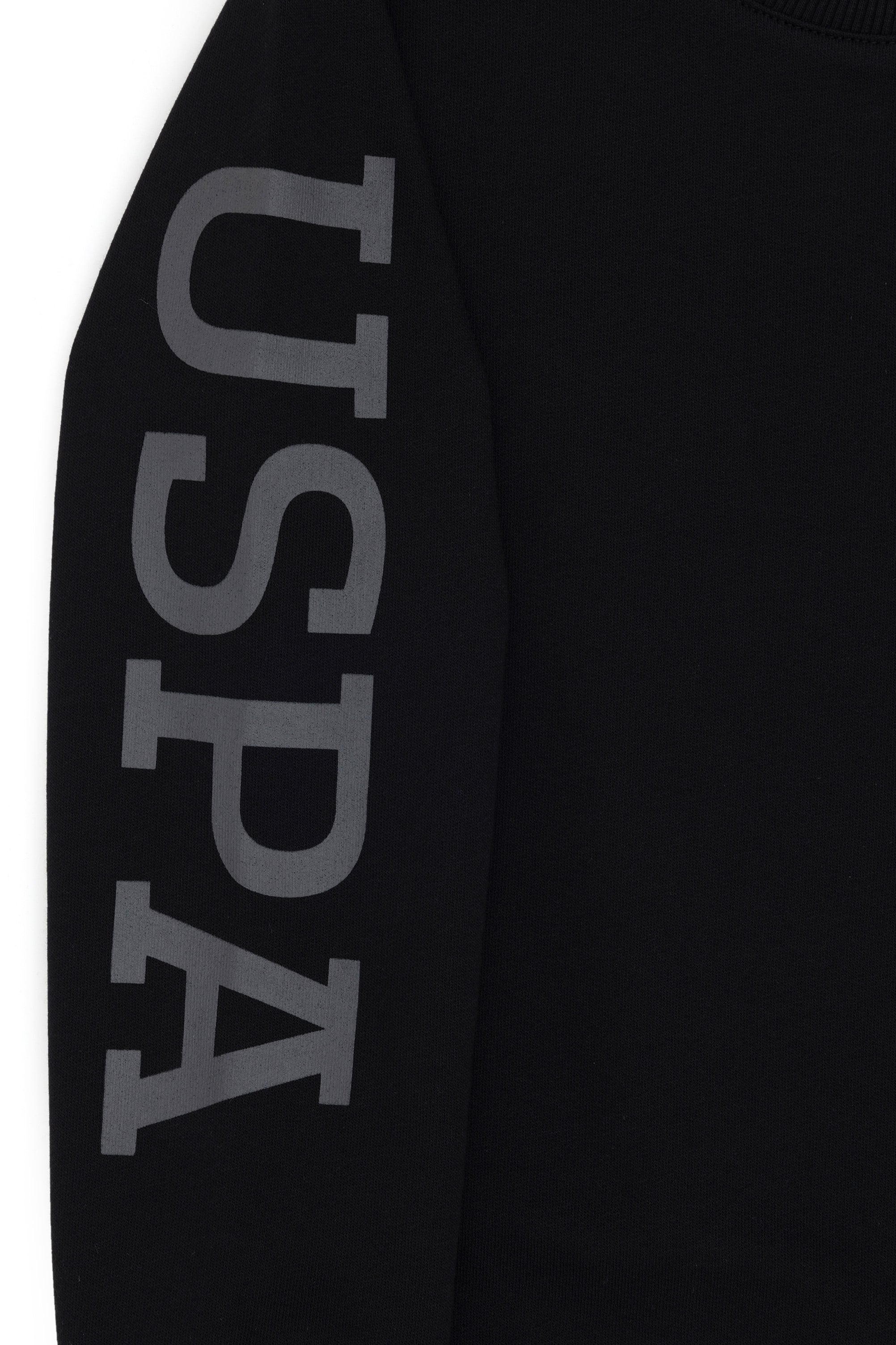 Erkek Çocuk Siyah Bisiklet Yaka Sweatshirt - Image 4
