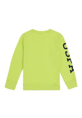 Erkek Çocuk Elma Yeşili Bisiklet Yaka Sweatshirt - 50293643046