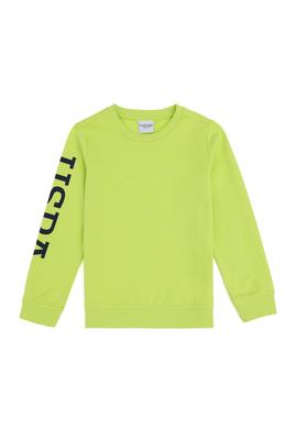 Erkek Çocuk Elma Yeşili Bisiklet Yaka Sweatshirt - 50293643046