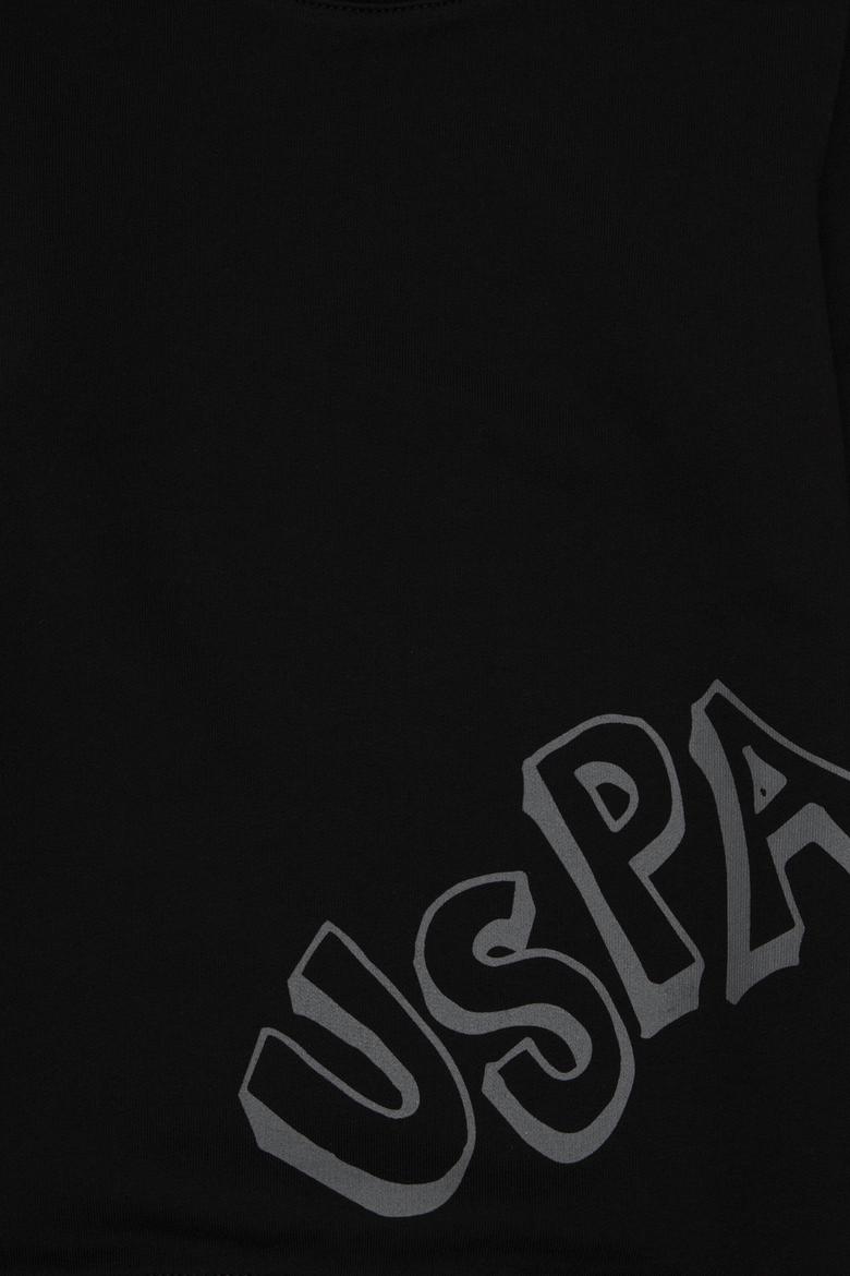 Erkek Çocuk Siyah Bisiklet Yaka Sweatshirt - 50293617076