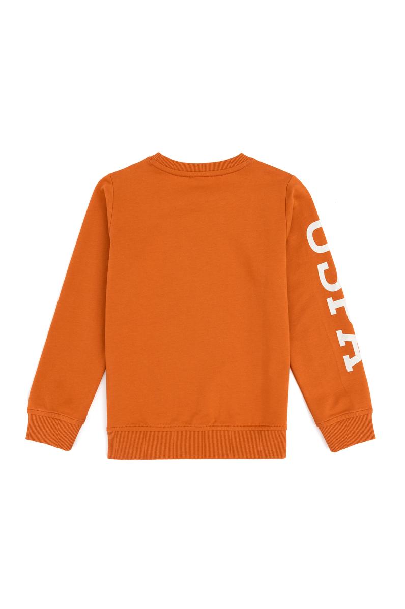 Erkek Çocuk Tarçın Bisiklet Yaka Sweatshirt