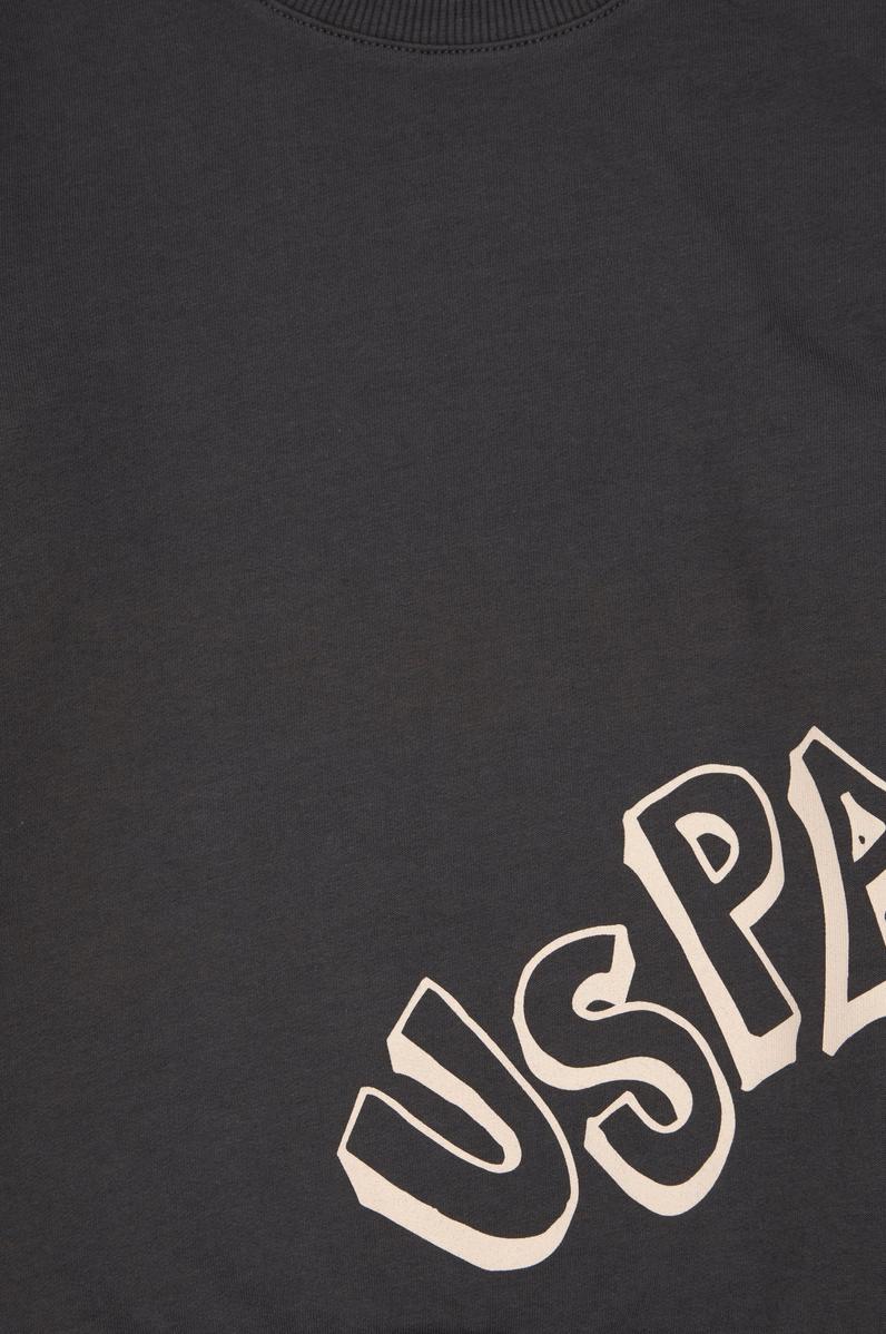 Erkek Çocuk Antrasit Bisiklet Yaka Sweatshirt