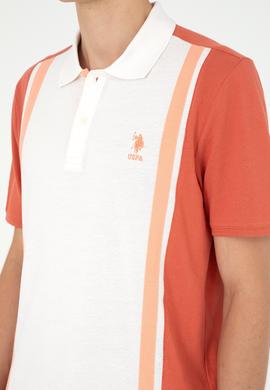 Erkek Regular Fit Polo Yaka Pudra Tişört - 50288490029
