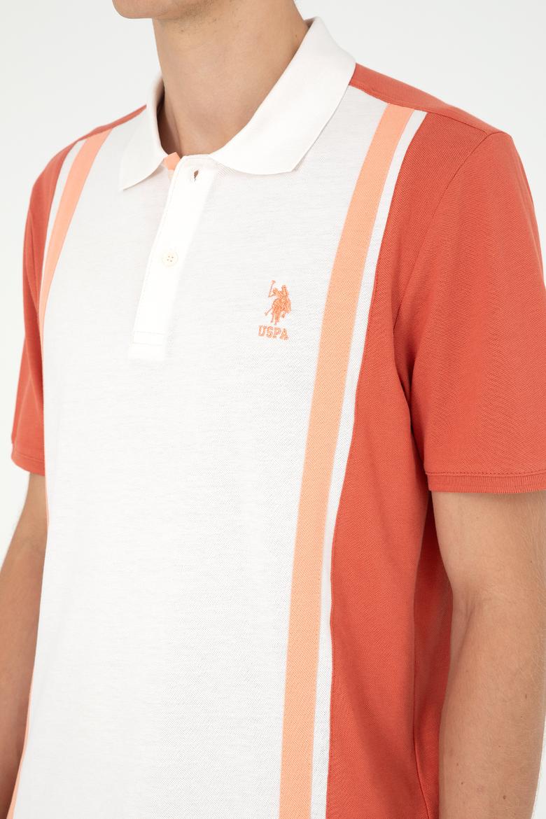 Erkek Regular Fit Polo Yaka Pudra Tişört - 50288490029