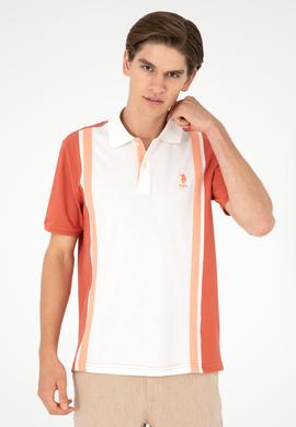 Erkek Regular Fit Polo Yaka Pudra Tişört - 50288490029