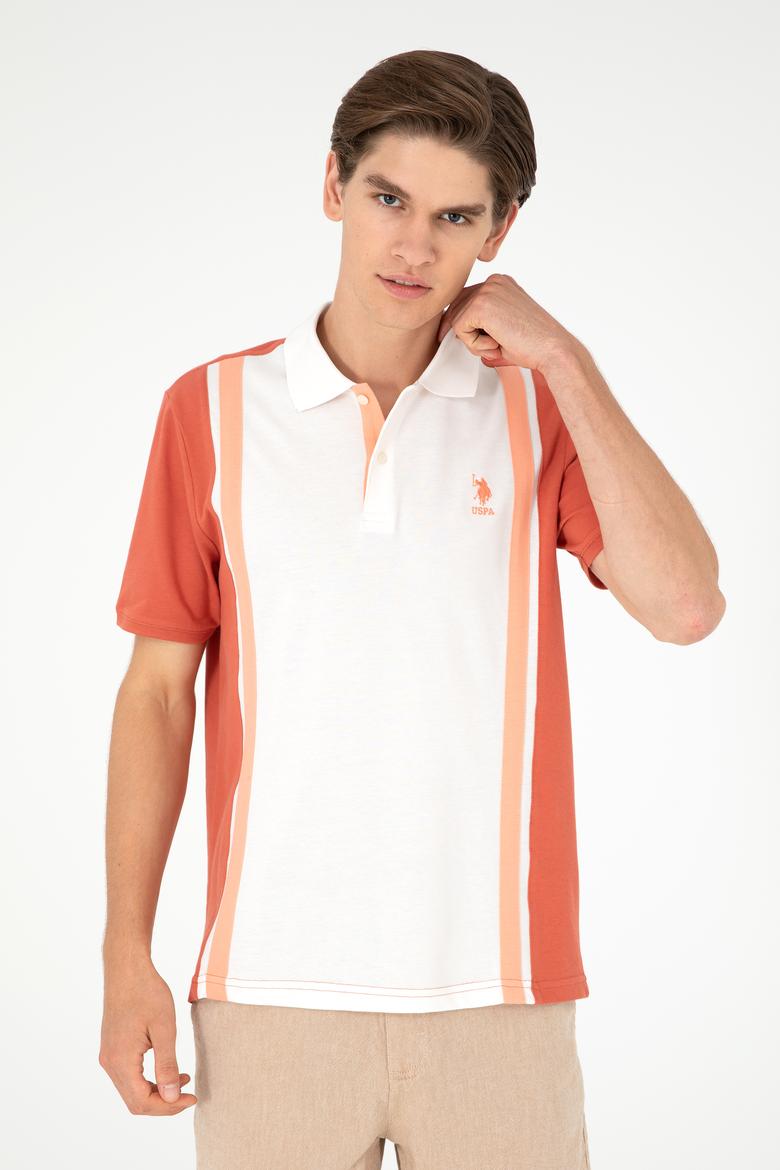 Erkek Regular Fit Polo Yaka Pudra Tişört - 50288490029
