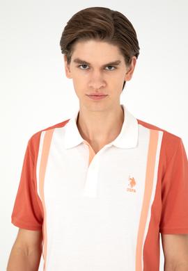 Erkek Regular Fit Polo Yaka Pudra Tişört - 50288490029