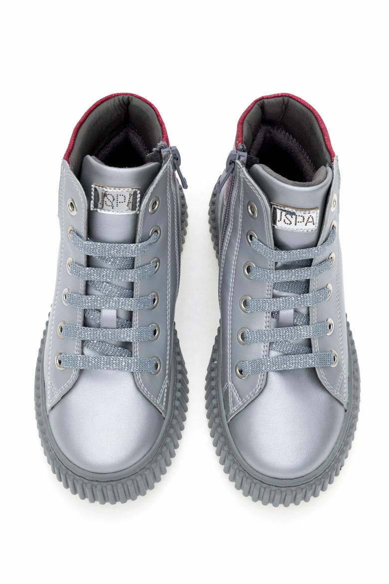 Kız Çocuk Gri Ayakkabı - 50295139038