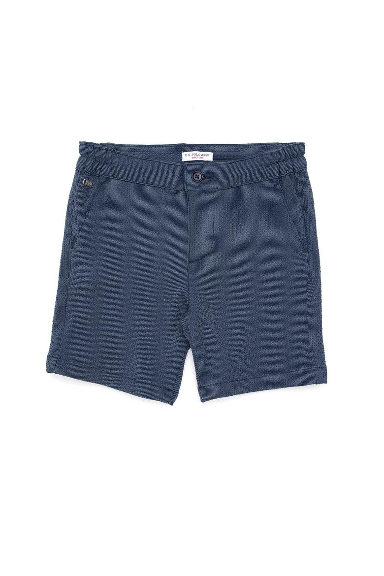 Erkek Çocuk Lacivert Dokuma Şort
