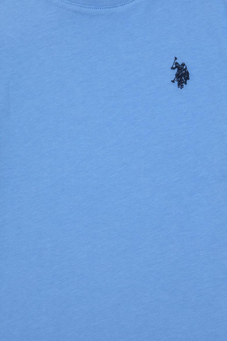 Erkek Çocuk Koyu Mavi Basic Bisiklet Yaka Tişört - 50279612058