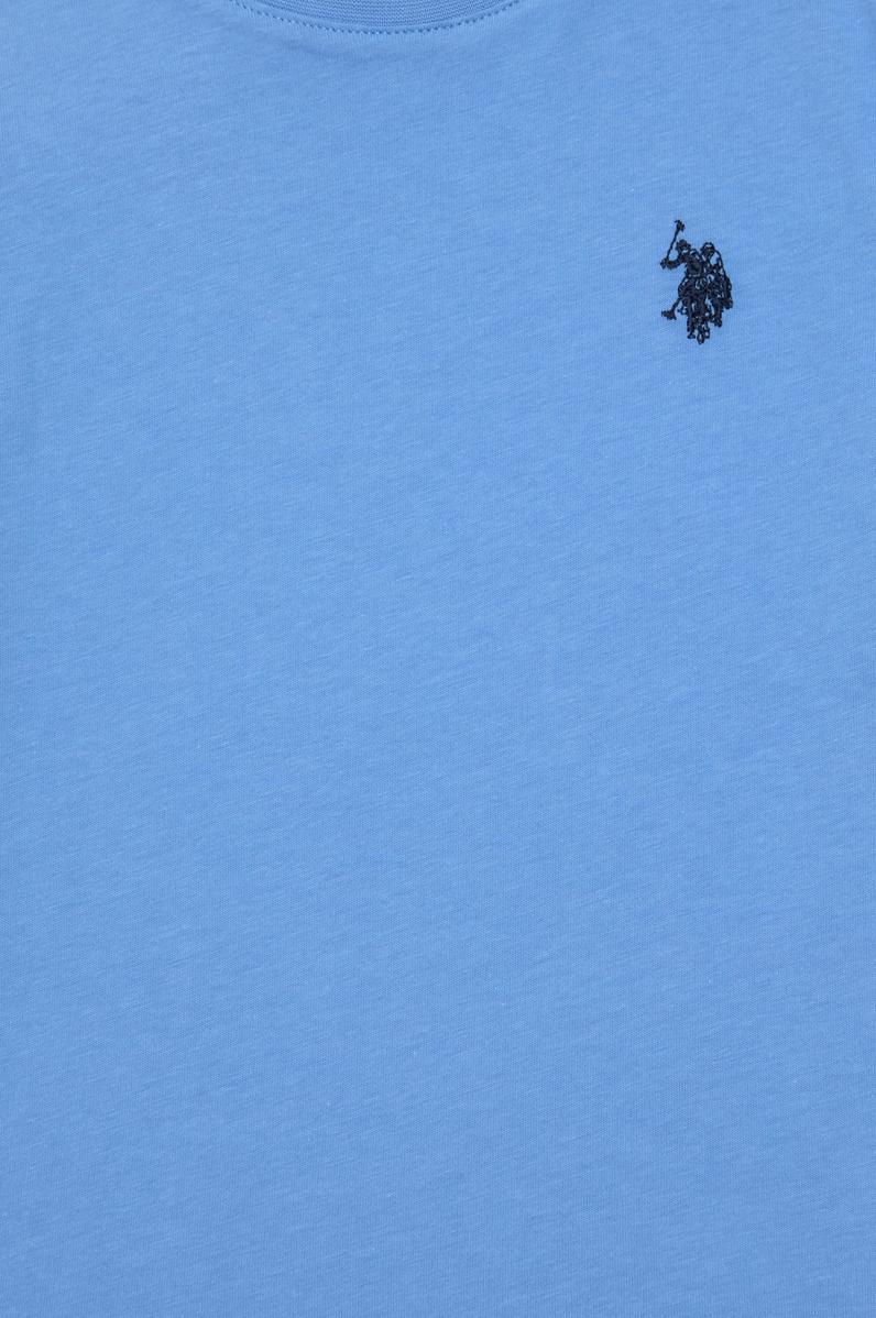 Erkek Çocuk Koyu Mavi Basic Bisiklet Yaka Tişört