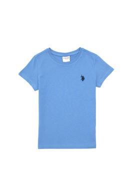 Erkek Çocuk Koyu Mavi Basic Bisiklet Yaka Tişört - 50279612058