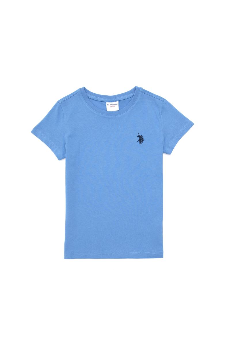 Erkek Çocuk Koyu Mavi Basic Bisiklet Yaka Tişört