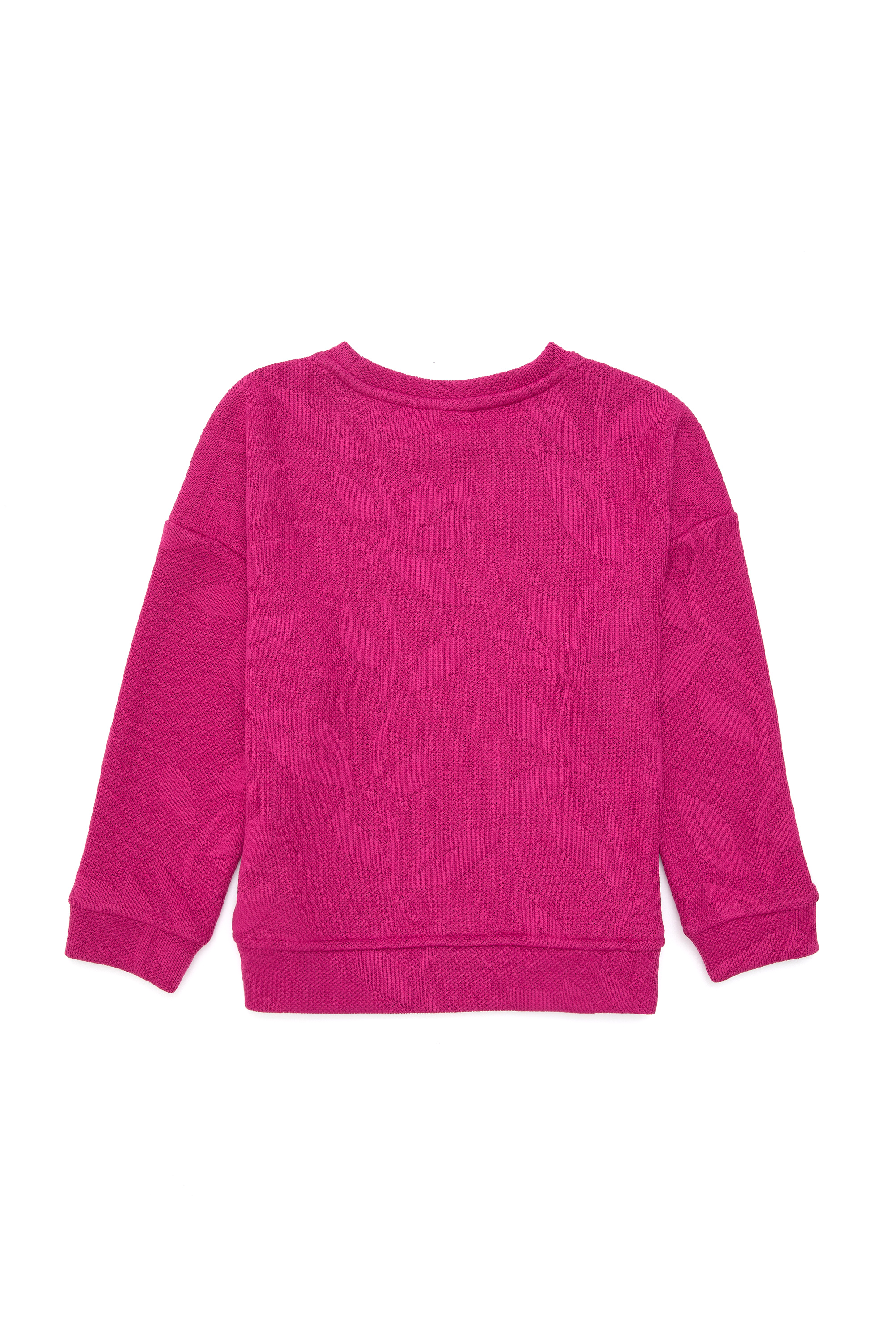 Kız Çocuk Fuşya Sweatshirt - Image 2
