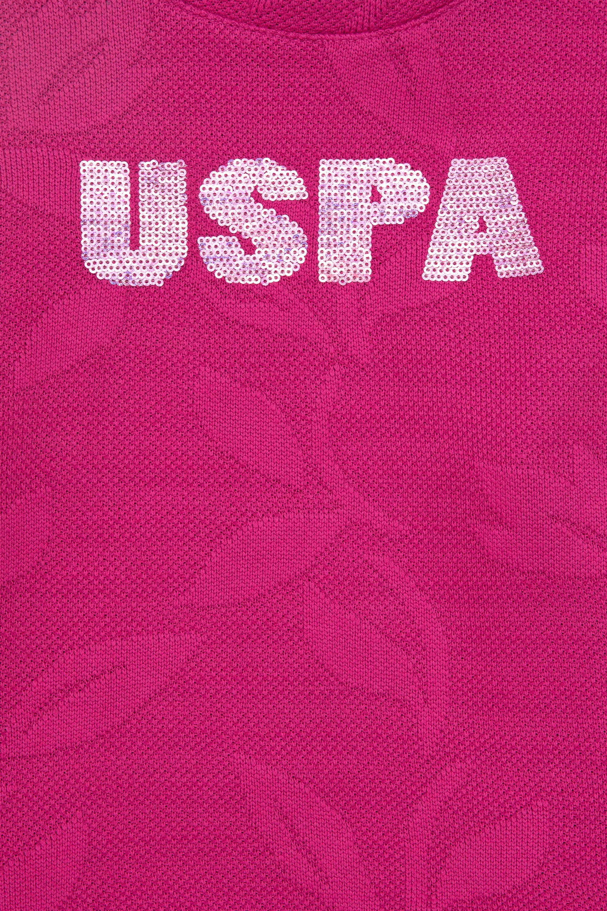 Kız Çocuk Fuşya Sweatshirt - Image 3